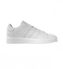 adidas für Damen. FZ6158 Turnschuhe Grand Court 2.0 Weiß (36), Wohnung, Schnürsenkel, Lässig, Nachhaltig von adidas