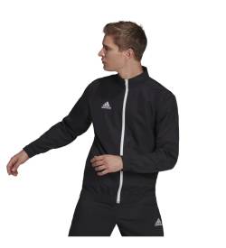 adidas für Herren. H57534 Präsentationsjacke Entry 22 schwarz (L), Lässig, Sportlich, Multisport, Langarm, Recyceltes Polyester, Nachhaltig von adidas