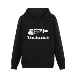 Technics Logo Hoodies Long Sleeve Pullover Loose Hoody Mens Sweatershirt Size XL von algem