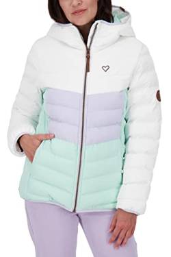 ALIFE and Kickin UffieAK A Puffer Damen Winterjacke, gefütterte Jacke White L von alife & kickin