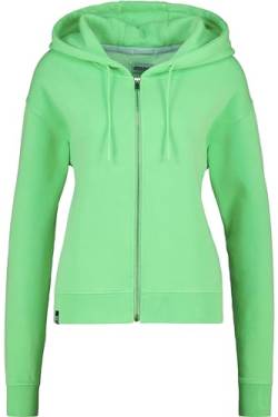 ALIFE and Kickin RanaAK A Sweat Jacket – Damen Sweatjacke – Leichte Jacke mit Reißverschluss – Zipper - Perfekt für Übergangszeiten Green Apple S von alife & kickin