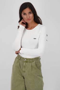 SinaAK Langarmshirt für Damen - Sportlicher Look für jede Gelegenheit Weiß von alifeandkickin