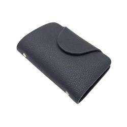 alloneslife Kartenhalter, stilvoller Leder-Kartenhalter, Geldbörse, Kartenaufbewahrung für Business und Reisen, Schwarz , Height 10.5, width 8, thickness 2cm von alloneslife