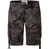 ALPHA INDUSTRIES Herren Cargoshorts schwarz Baumwolle von alpha industries