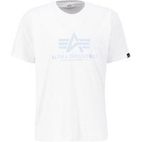 Alpha Industries T-Shirt Alpha Industries Men - T-Shirts Basic T-Shirt Reflective Print von alpha industries