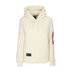 Damen-Hoodie Teddy Hoodie Wmn Off White von alpha-industries