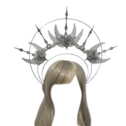 Kopfbedeckung SunGoddess Kopfschmuck Blumenstirnband von antianzhizhuang