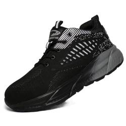 artSew Sicherheitsschuhe Herren Arbeitsschuhe S3 Damen Leichte Stahlkappenschuhe rutschfeste Sportlich Arbeitsk Schutzschuhe Stahlkappe Sneaker Männer Arbeits & Berufsschuhe (Grau, 38EU) von artSew