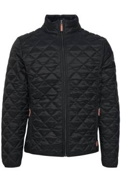 Blend BHStanley Herren Steppjacke Übergangsjacke Jacke mit Stehkragen Reißverschlusstaschen Regular fit, Größe:XL, Farbe:Black (70155) von b BLEND