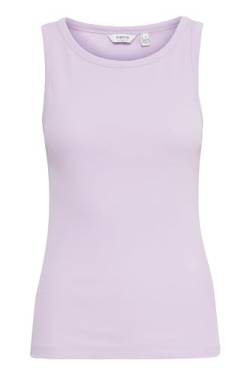 b.young BYPALVA Damen Top Tanktop Rundhals 95% Baumwolle, 5% Elasthan Slim fit, Größe:M, Farbe:Orchid Bloom (143612) von b.young