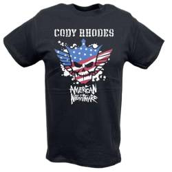 Cody Rhodes Big Bold American Nightmare Black T-Shirt von bertram