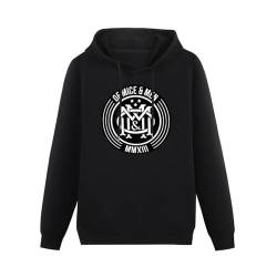 Pullover Warm Hoodies of Mice & Men Vinyl White Hoody Band Mic Black L von bicca