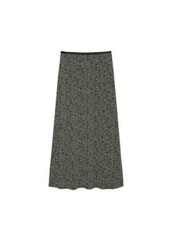 JERSEY SKIRT, MIDI LENGTH, ALL OVER