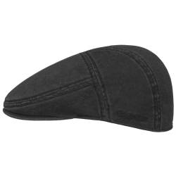 Paradise Cotton Flatcap  , Gr. L (58-59 cm), Fb. schwarz