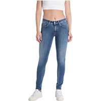 Replay Damen Jeans NEW LUZ - Skinny Fit - Blau- Medium Blue Denim von Replay