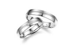 Verlobungsring MARRYA "MARRYA Silber Ringe Trauringe Eheringe Partnerringe" Fingerringe Gr. 54, Silber 925 (Sterlingsilber), silberfarben (damen ring, silber) Damen