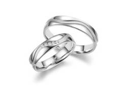 Verlobungsring MARRYA "MARRYA Silber Ringe Trauringe Eheringe Partnerringe" Fingerringe Gr. 48, Silber 925 (Sterlingsilber), silberfarben (herren ring, silber) Damen