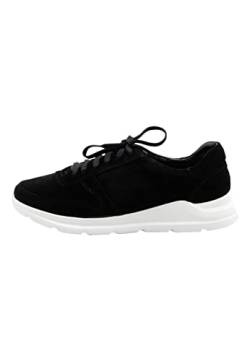 binji Herren Sneakers aus Veloursleder Sneaker, Schwarz, 44 EU von binji