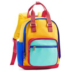 bluterm Rucksack Kinder Kindergartenrucksack für 2-5 Jährige, komfortabler Schulrucksack Mädchen Jungen, Wanderrucksack Kinderrucksack mit ergonomischer Brustgurt, 29.5 x 25 x 11cm, 8L, 300g von bluterm