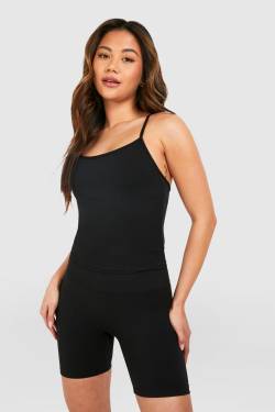 Gepolsterter Premium Sculpt Sport-Bh - Black - M, Black von boohoo