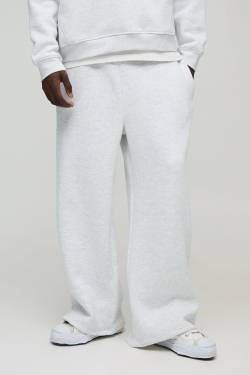 Jogginghose Mit Extrem Weitem Bein - Grey Marl - L, Grey Marl von boohoo