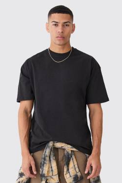 Oversize Crewneck T-Shirt - Black - Xs, Black von boohoo