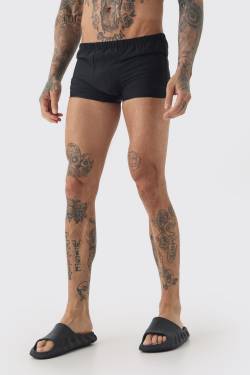 Mens Tall Man Signature Badehose - Schwarz - S, Schwarz von boohooman