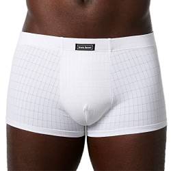 Bruno Banani Herren Hipshort Check Line 2.0 Boxershorts, Weiß (Weiß Karo 1612), X-Large (Herstellergröße: XL) von bruno banani