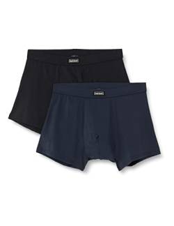 Bruno banani - Micro Simply - Short - 2er Pack (XXL Blaugrau/Schwarz) von bruno banani