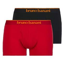 Bruno banani - Quick Access - Short/Pant - 2er Pack (M Schwarz/Rot) von bruno banani