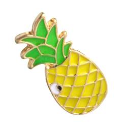 budiniao Broschen Regenbogen Wassermelone Ananas Fruchtform Stilvolle Emaille Anstecknadeln Rucksack Jungen Mädchen für Kleidung Mantel, XZ166 von budiniao