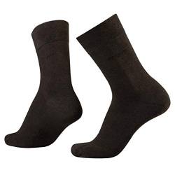 bugatti Herren Socken 6702 / bugatti smooth cotton basic, Gr. 43-46, Braun (mottled brown 180) 2pack von bugatti