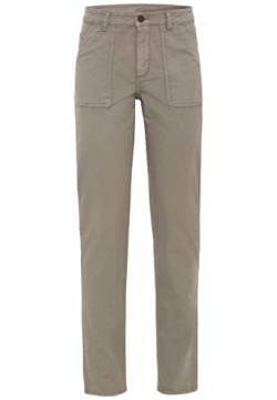 camel active Damen Worker Chino in Straight Fit 32 Khaki womenswear-32/32 von camel active