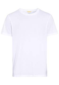 camel active Herren Basic Kurzarm T-Shirt mit Rundhalsausschnitt Weiß menswear-5XL von camel active