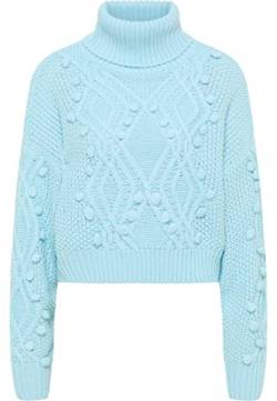 caneva Women's Strick Rollkragenpullover, Hellblau, XS/S von caneva