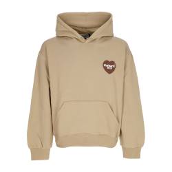 Herz-Hoodie fur Herren Dusty H Brown von carhartt-wip