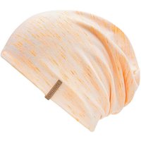 chillouts Beanie Chillouts Memphis Logbeanie Creme/Orange von chillouts