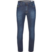 CLUB OF COMFORT Jeanshose "Henry", Used-Look, Slim-Fit, für Herren, blau, 34/32 von club of comfort