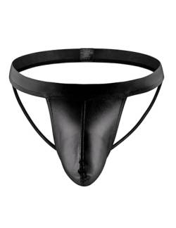 comeondear Herren String Tanga Männer Unterwäsche Dessous Große Größen Slips Unterhosen(Schwarz,L) von comeondear