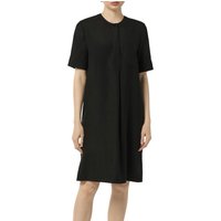 comma, CASUAL IDENTITY Shirtkleid, Rundhals, Knielang, für Damen, schwarz, 34 von comma, CASUAL IDENTITY