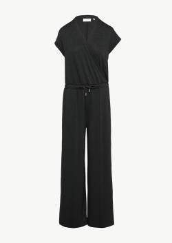 Ärmelloser Jumpsuit in Wickel-Optik von comma casual identity