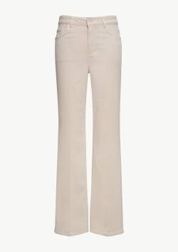 Twill-Hose mit Flared Leg von comma casual identity