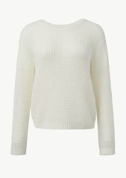 Pullover aus Lochstrick von comma casual identity