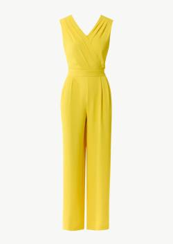 Ärmelloser Jumpsuit mit Faltendetail von comma