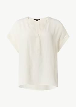 Relaxed-Fit-Bluse mit Tunika-Ausschnitt von comma