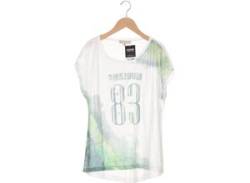 Comma Damen T-Shirt, weiß, Gr. 40 von comma,