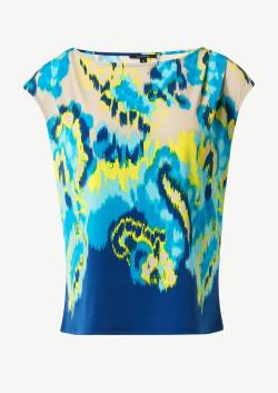 Fließendes Jersey-Shirt mit All-over-Print von comma