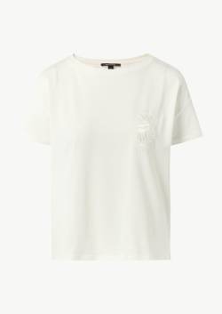 Modalmix-T-Shirt im Relaxed Fit mit Print von comma