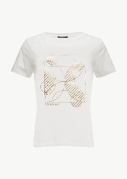 Modisches T-Shirt mit Frontprint von comma