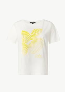 Boxy-T-Shirt aus Modalmix mit Frontprint von comma